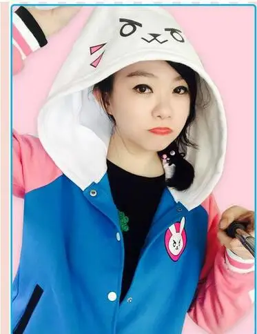 Толстовки D.va OW для косплея DVA костюм куртка свитшоты Осенняя хлопковая одежда
