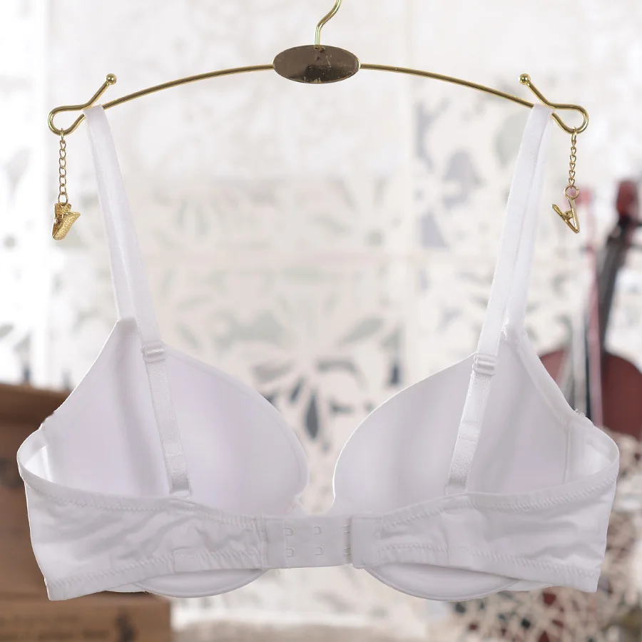Нижнее белье из Европы и США простой удобный дышащий тонкий бюстгальтер белого