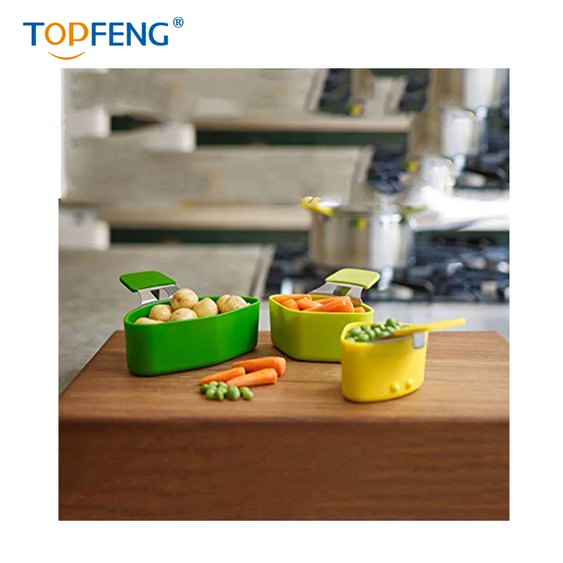 TOPFENG Silicone Steamer Basket Steam Cooker Instant Pot For Cooking Vegetable Multifunction Kitchen Accessories 3pcs/set | Дом и сад