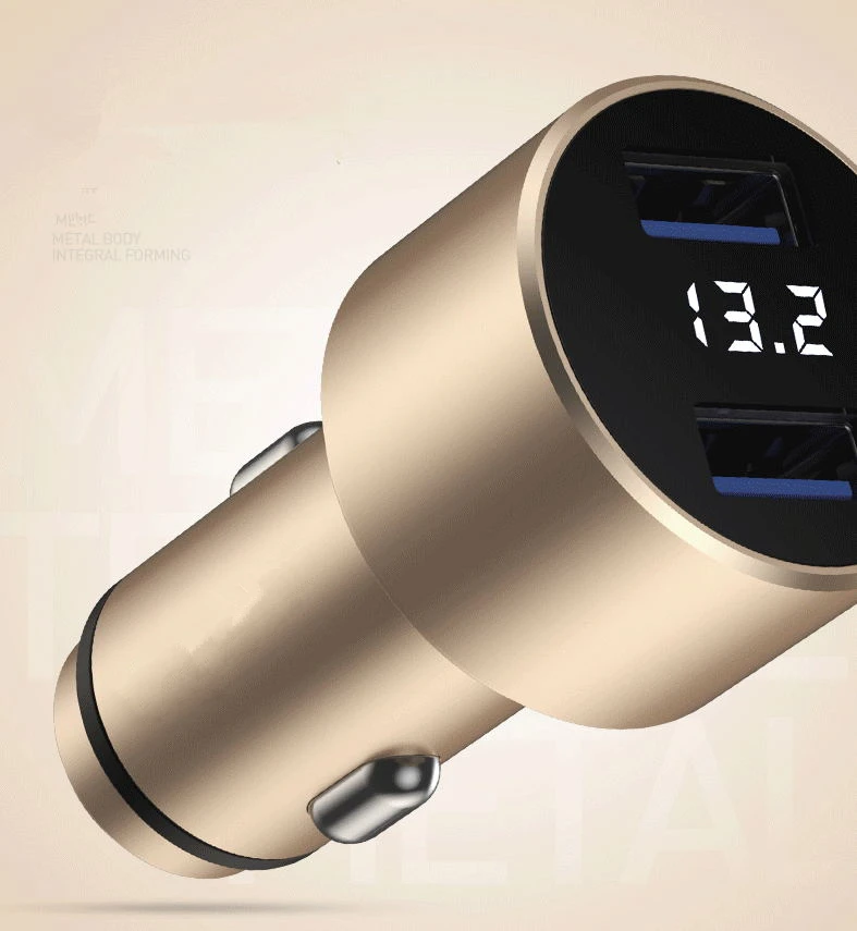 3.1a Dual USB Автомобильное Зарядное устройство Quick Charge 2.0 3.0 мобильный телефон автомобиль Зарядное устройство адаптер для iPhone 7 Samsung Xiaomi автомобильный телефон Зарядное устройство