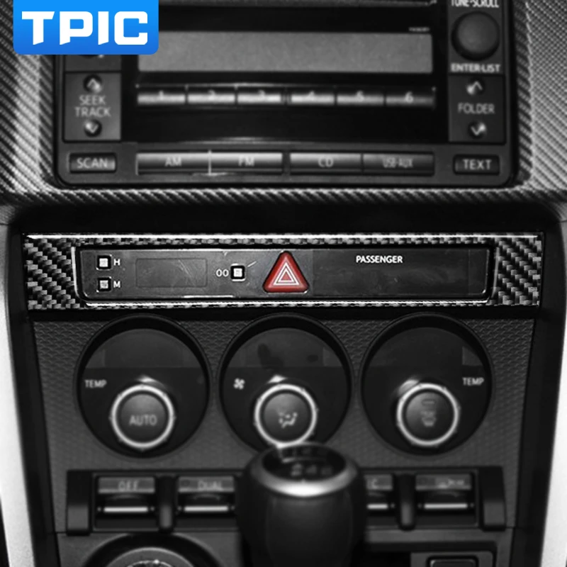 TPIC для Subaru BRZ Toyota 86 2013-2020 карбоновый Автомобильный Центральный контроллер рамка