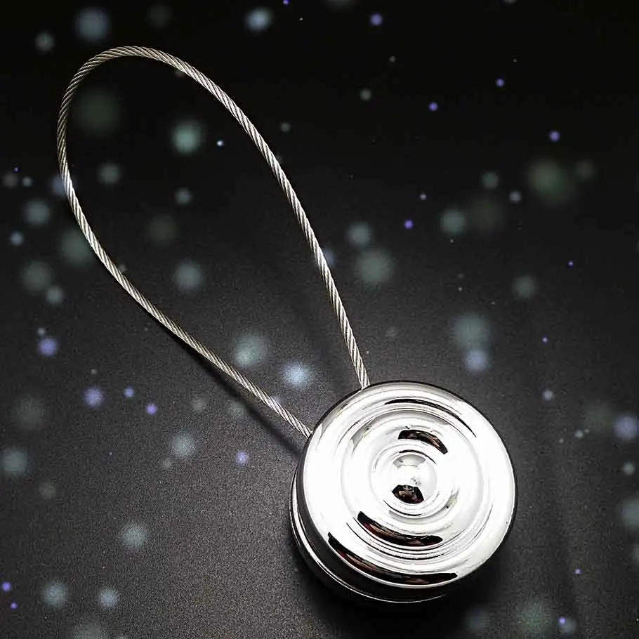 Silver Color Серебряные занавес пряжки-зажимы магнитная пряжка держатель круглый занавес Tieback барьер окна шторы s Аксессуары Attache Rideau - Цвет: Silver Color