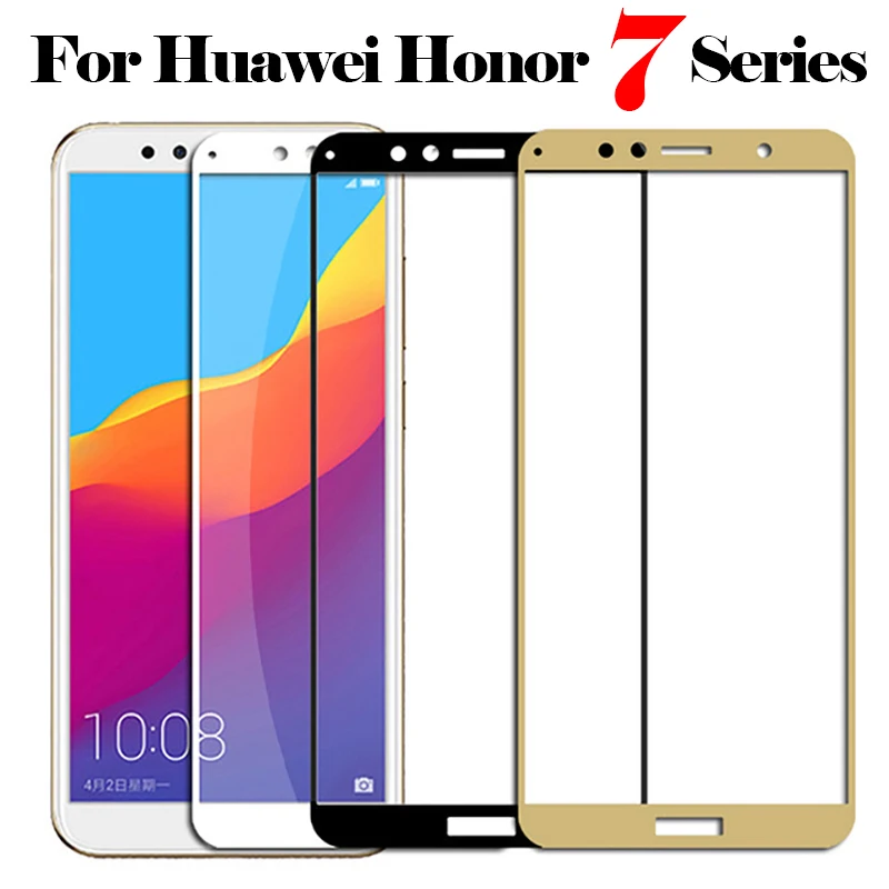 Защитное стекло для Huawei honor 7 7a 7c 7x pro пленка закаленное huavei honer honor7 a7 c7 x7 Защитная