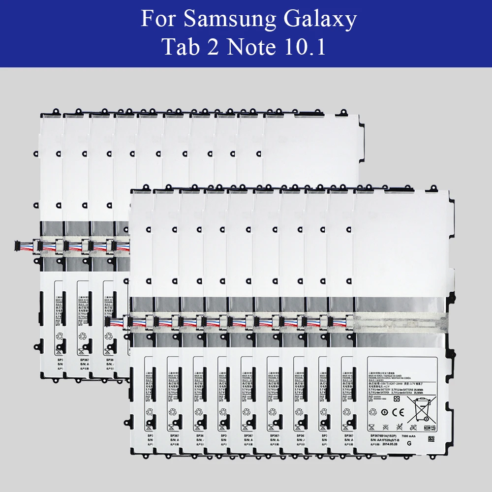 Аккумулятор SP3676B1A 20 шт./лот для планшета Samsung Galaxy Tab 2 Note 10 1 N8000 N8010 N8013 N8020 P7510 P7500