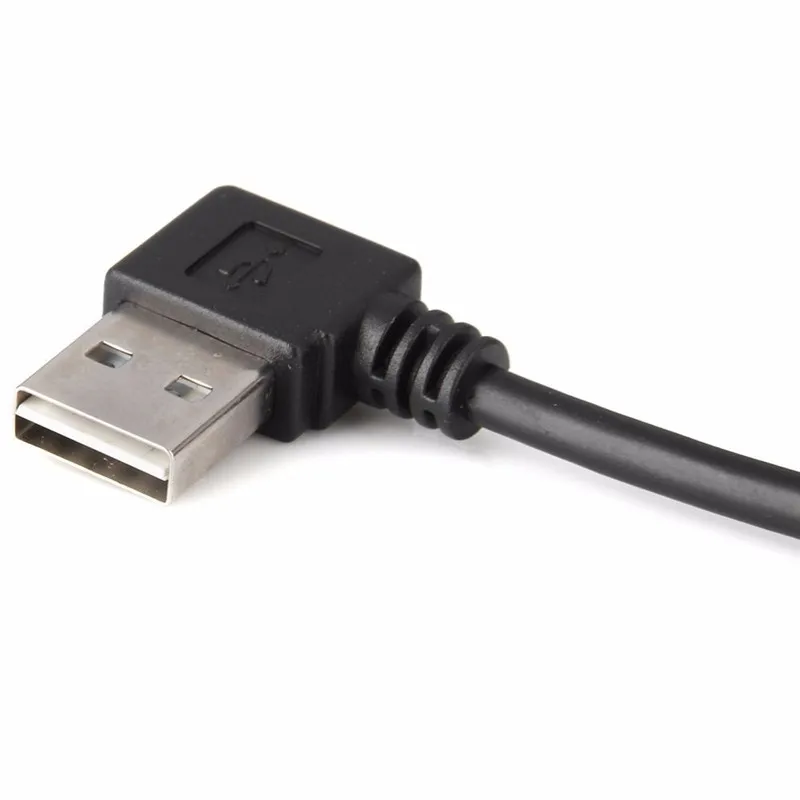Высококачественный Реверсивный дизайн 100 см/1 м USB 2 0 Левый и правый угловой 90