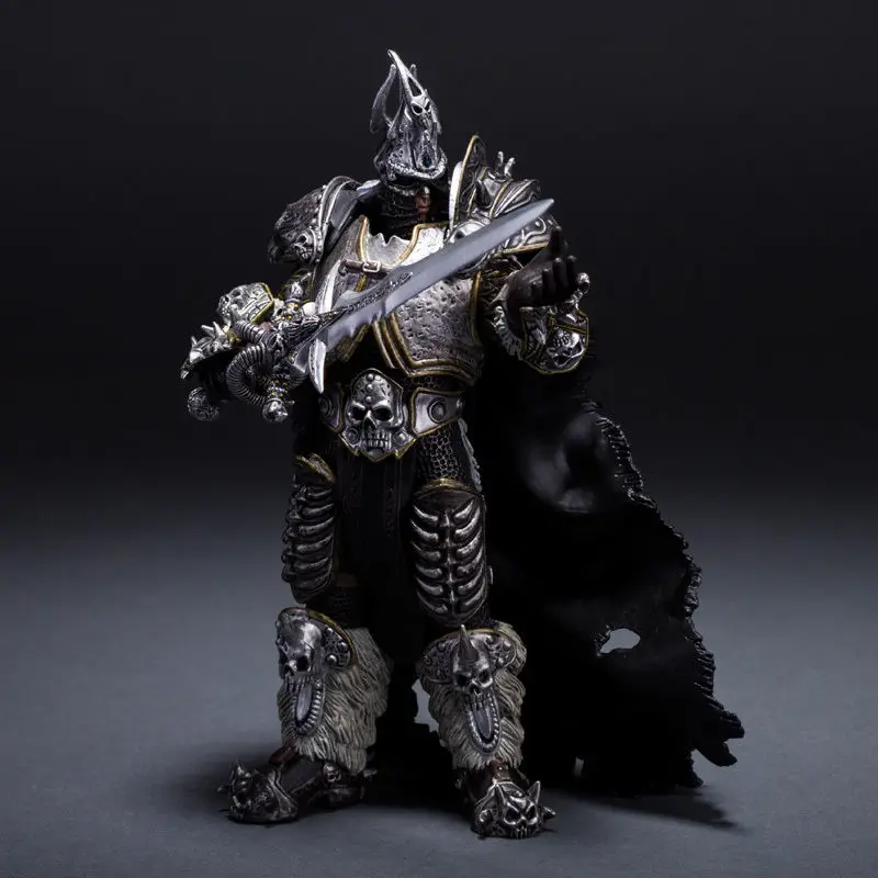 WOW WORLD FALL OF THE LICH KING ARTHAS MENETHIL Фигурки игрушки Аниме Фигурка Коллекционная модель игрушки