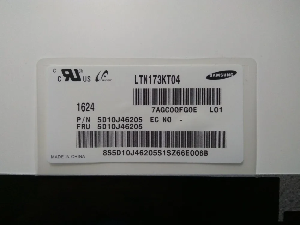 Светодиодный экран LTN173KT04 L01 Матрица для ноутбука 17 3 дюйма HD + 1600X900 30Pin ЖК дисплей
