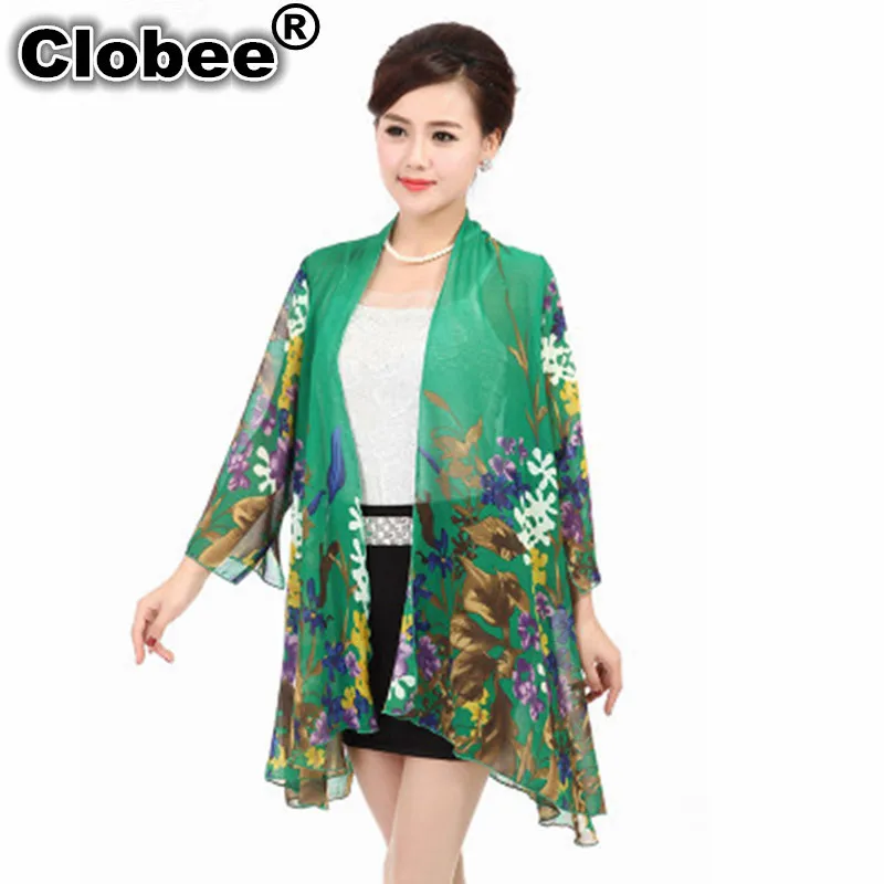 Женская рубашка кимоно Бохо кардиган винтажная блуза с геометрическим принтом