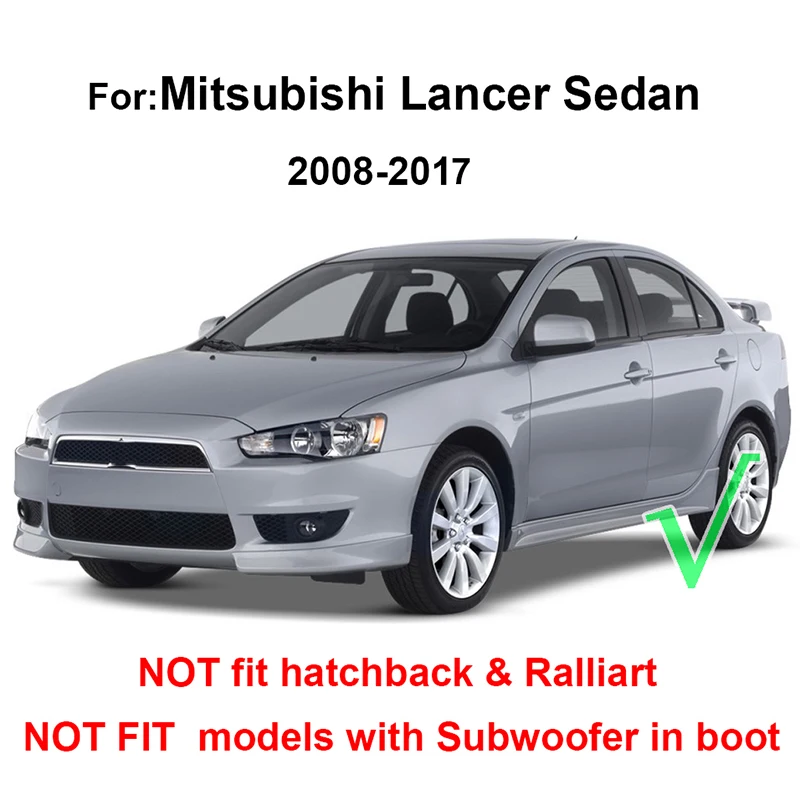 Коврик для багажника Mitsubishi Lancer Sedan 2008 2009 2010 2011 2012 2013 2014 2015 2016|cargo liner|boot matmitsubishi lancer