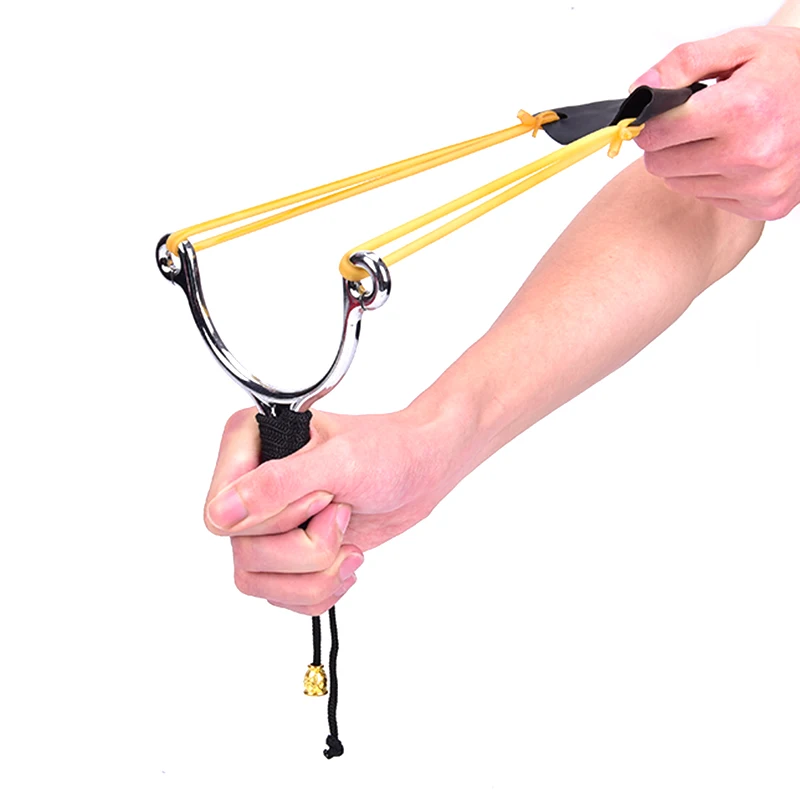 Рыболовная приманка Рогатка из нержавеющей стали эластичная мощная катапульта
