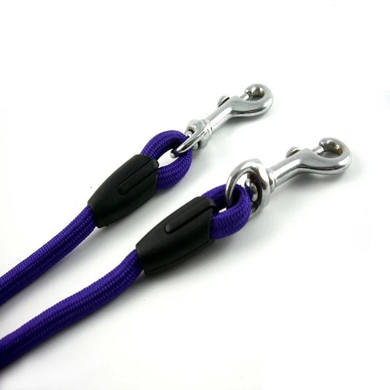 Высококачественный двухполосный твердый нейлоновый ручной двойной поводок для