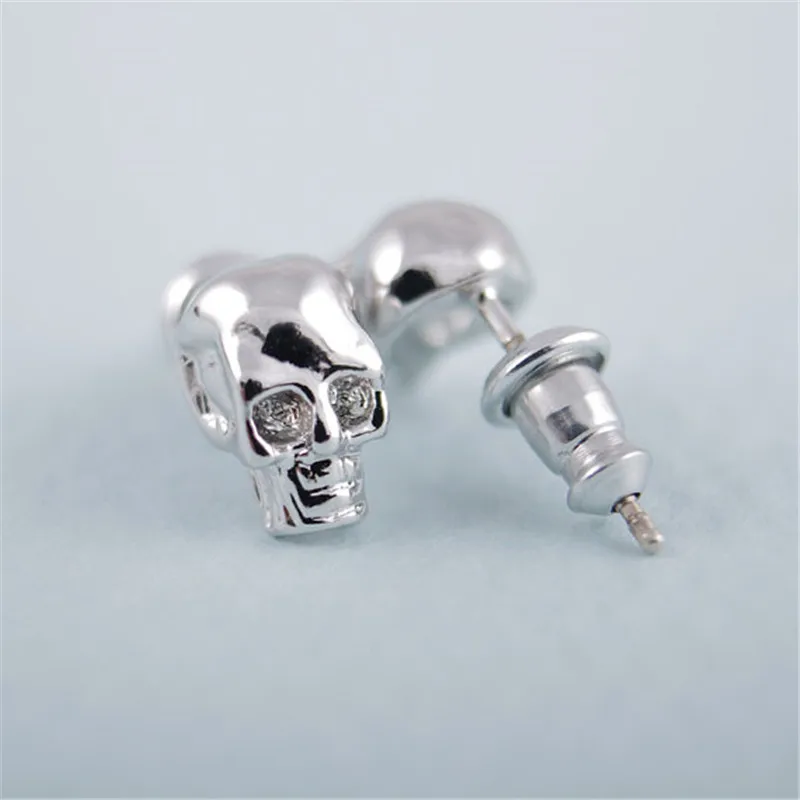 

Fashion SKULL romantic stud earrings zinc alloy stud earrings for women
