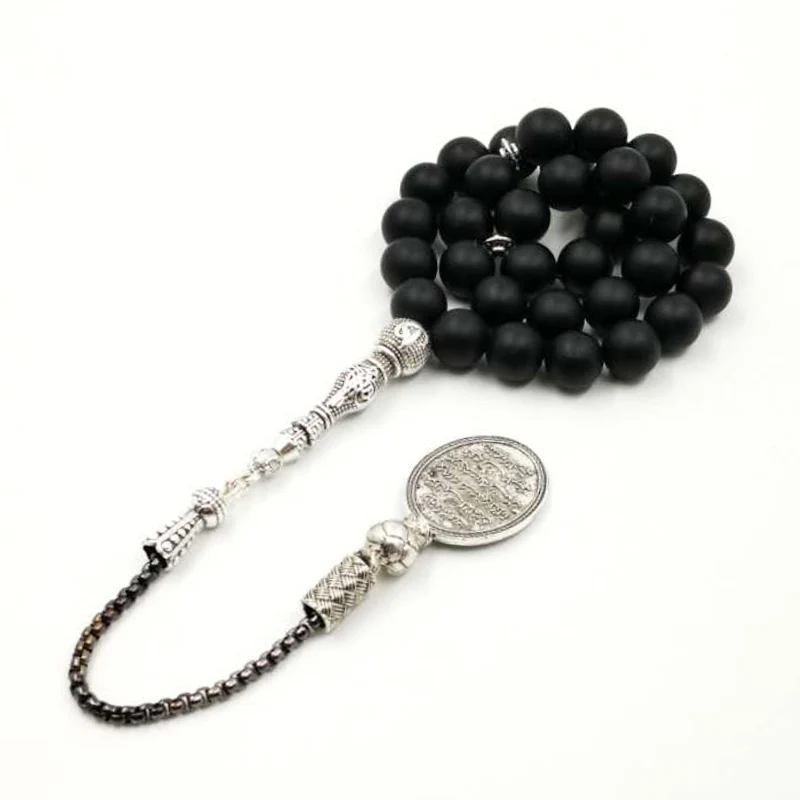 Четки из агата 33 Tasbih редкие Агаты четки с записывающими историческими