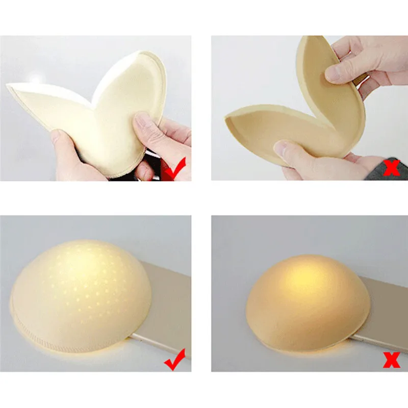

1Pair Dia 11.5cm Breast Bra Bikini Swimwear Chest Pad Women Sponge Foam Push Up Bra Pads Enhancer Swimsuit Padding Inserts Cups