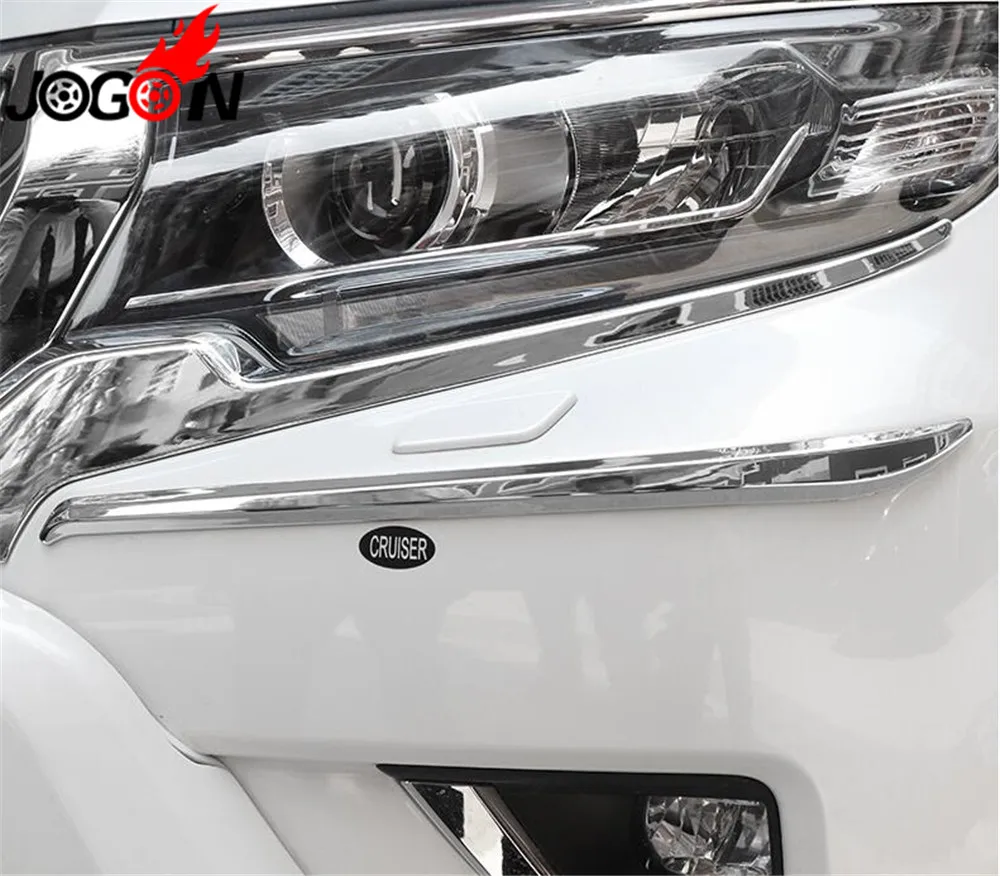 4 шт. аксессуары ABS передний и задний бампер splliter для Toyota Land Cruiser Prado Fj150 стайлинга автомобилей