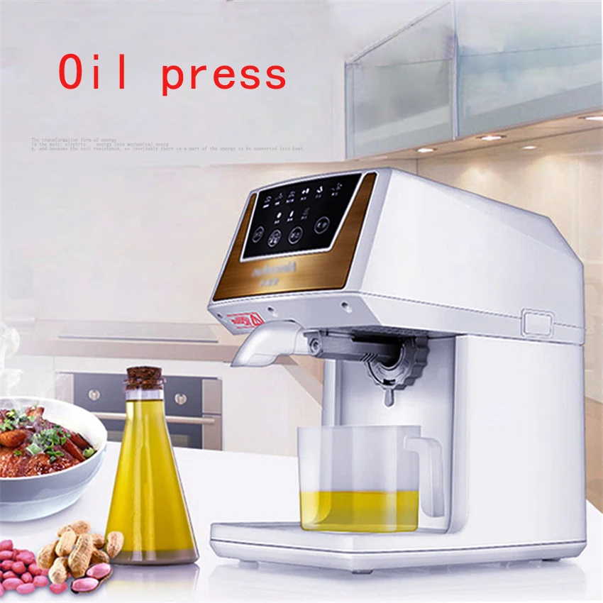 1 шт. 220 в домашний пресс для горячего и холодного масла машина прессования