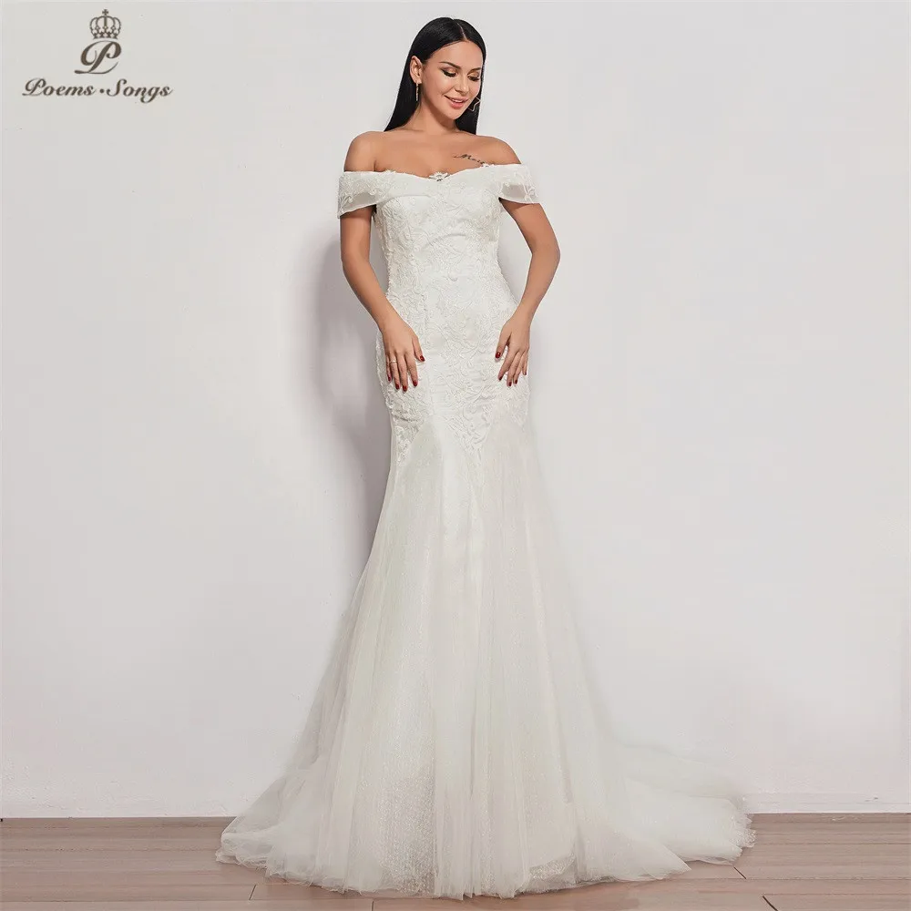 Новый стиль Туфли цвета слоновой кости с блестками свадебное кружевное платье 2021