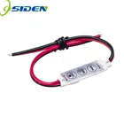Регулятор яркости OSIDEN, Одноцветный контроллер, Мини DC 12 В, 3 клавиши для одноцветных светодиодных лент 5050 3528 5630 5730 3014, освещение