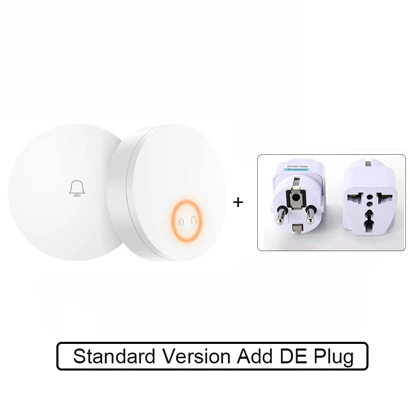 Standard Version DE Беспроводной дверной звонок xiaomi linptech wifi с функцией интеллектуального управления функцией памяти mi jia mi home APP - Color: Standard Version DE