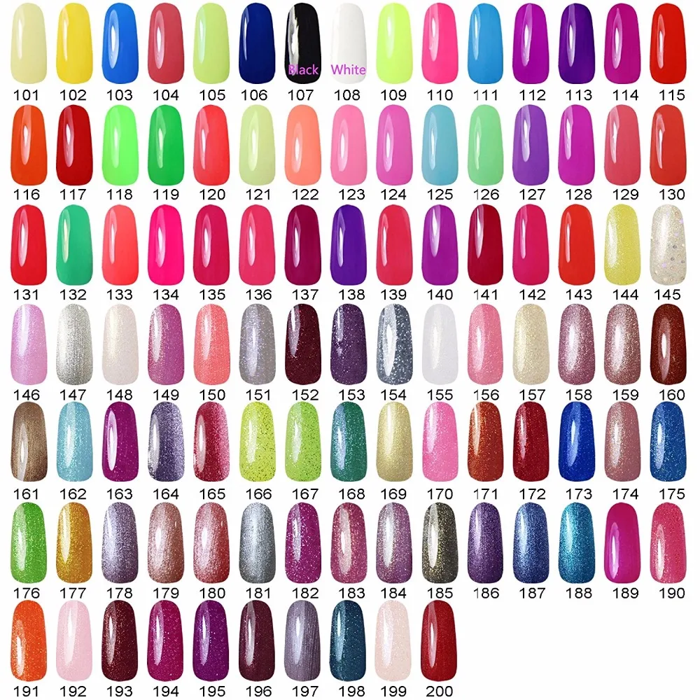 Идеальный летний Гель лак для ногтей Новая зеленая серия 6 штук Топ Мода Цвет УФ