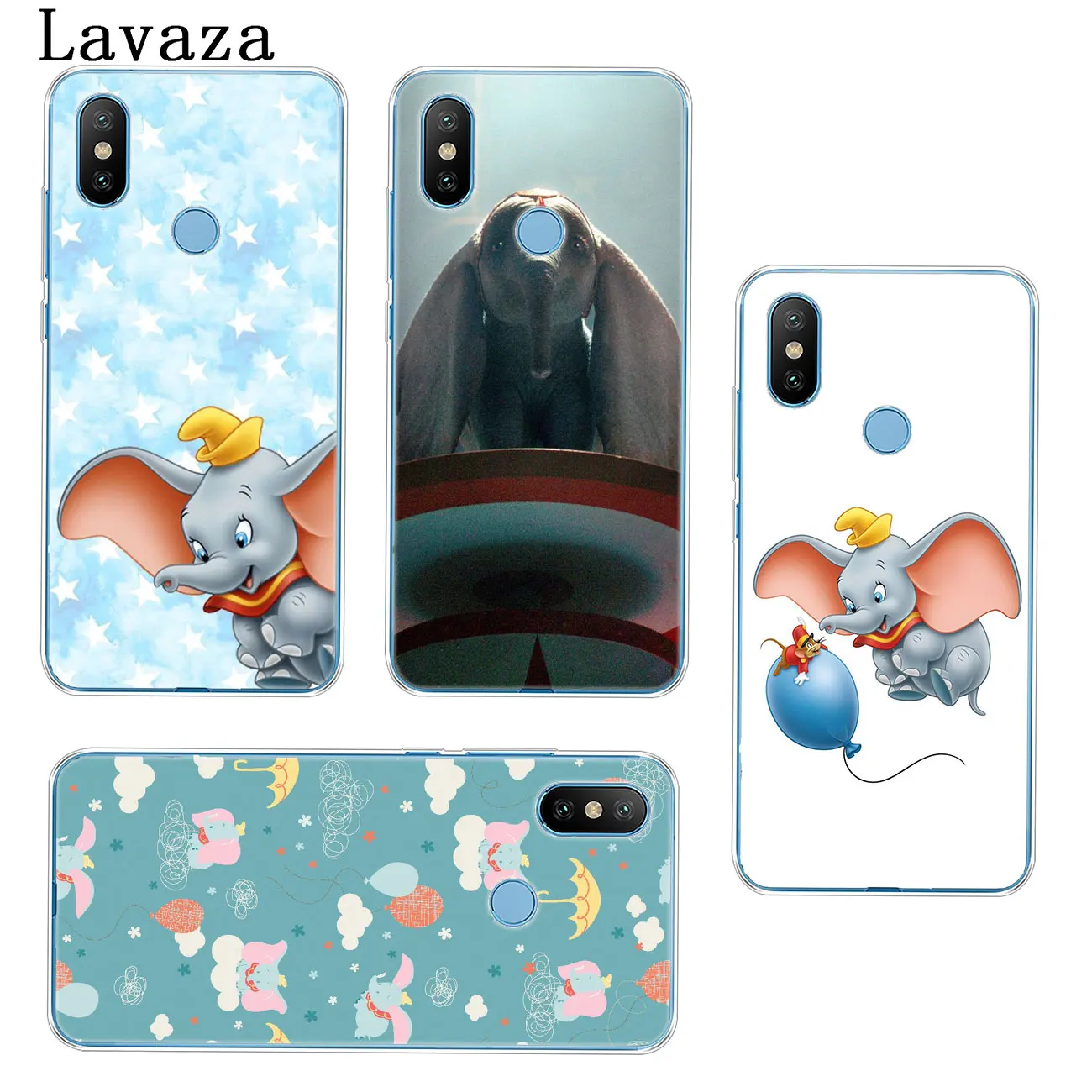 Милый Забавный жесткий чехол для телефона Lavaza Dumbo elephant Xiaomi Redmi K20 8A 7A 6A Note 8 8T 7 5 6 Pro 4