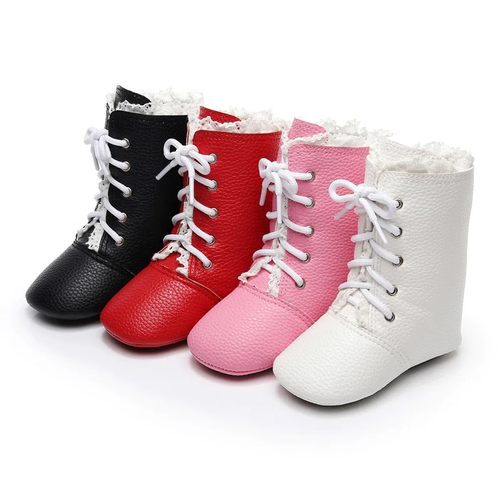 Зимние ботинки для мальчиков и девочек детская обувь новая модная осенне зимняя