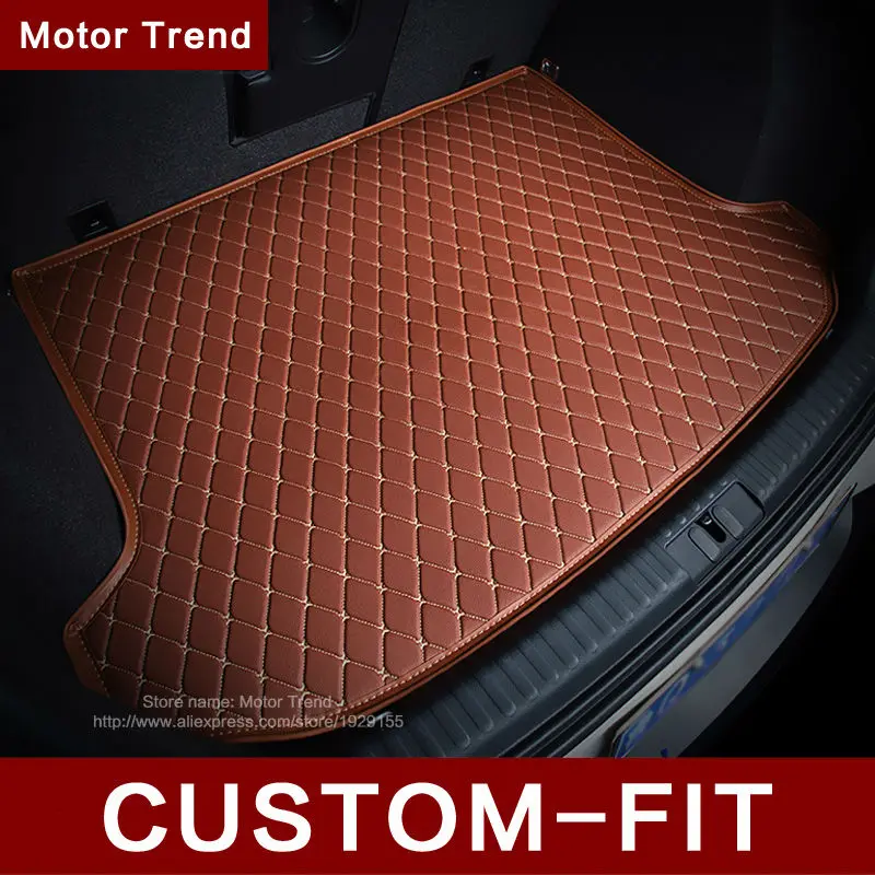 

Custom fit car trunk mat for Mitsubishi Lancer Galant ASX Pajero V73 V93 3D car styling all weather tray carpet cargo liner