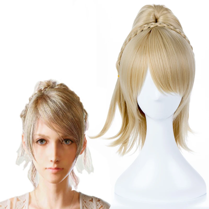 

Final Fantasy XV Cosplay Wigs Lunafreya Nox Fleuret Cosplay Wigs Heat Resistant Synthetic Anime Cosplay Wig Halloween Carnival