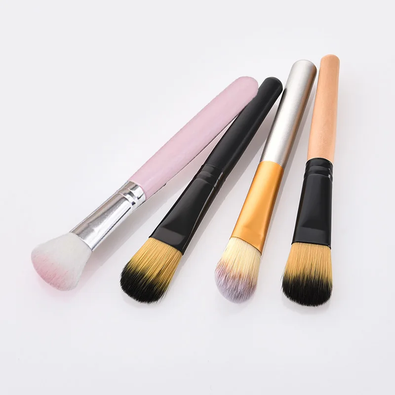 Горячая плоская кисть для макияжа HD нанесение Смешивания Жидкого крема щетка