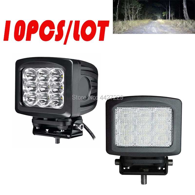 10 шт./лот 90 Вт светодиодный Spot/прожектор свет работы для бездорожья 4x4 грузовик