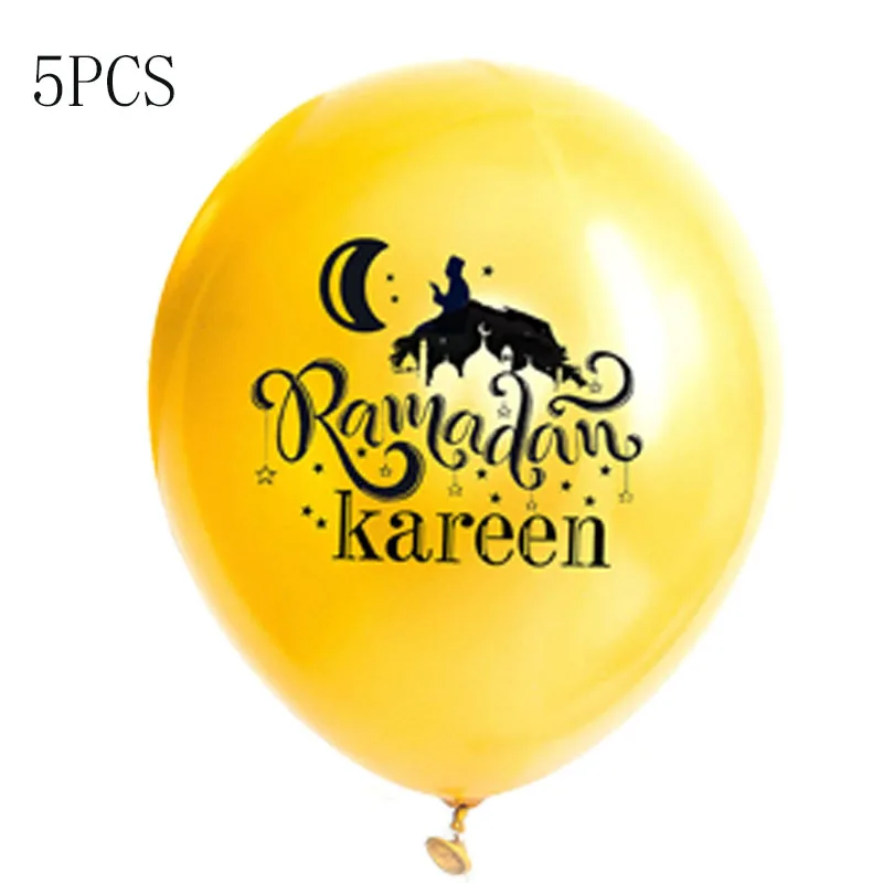 Ramadan Decoration EID MUBARAK золотые конфетти воздушные шары Рамадан декоративный воздушный шар розовое серебро Eid Moubarak балон для мусульманских EID вечерние поставки XZ - Цвет: Ramadan Decoration