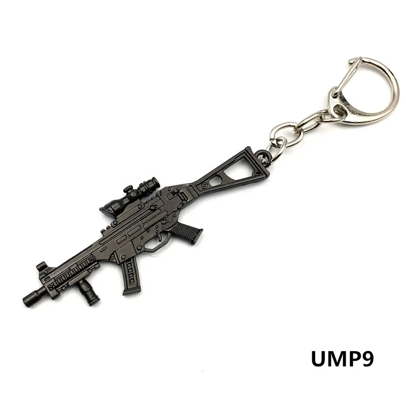 Игры PUBG мини 6 см Брелок в виде оружия M416 Ak брелок Металлический брелок для ключей из Держатели 50 шт./лот упаковка для блистерной карточки