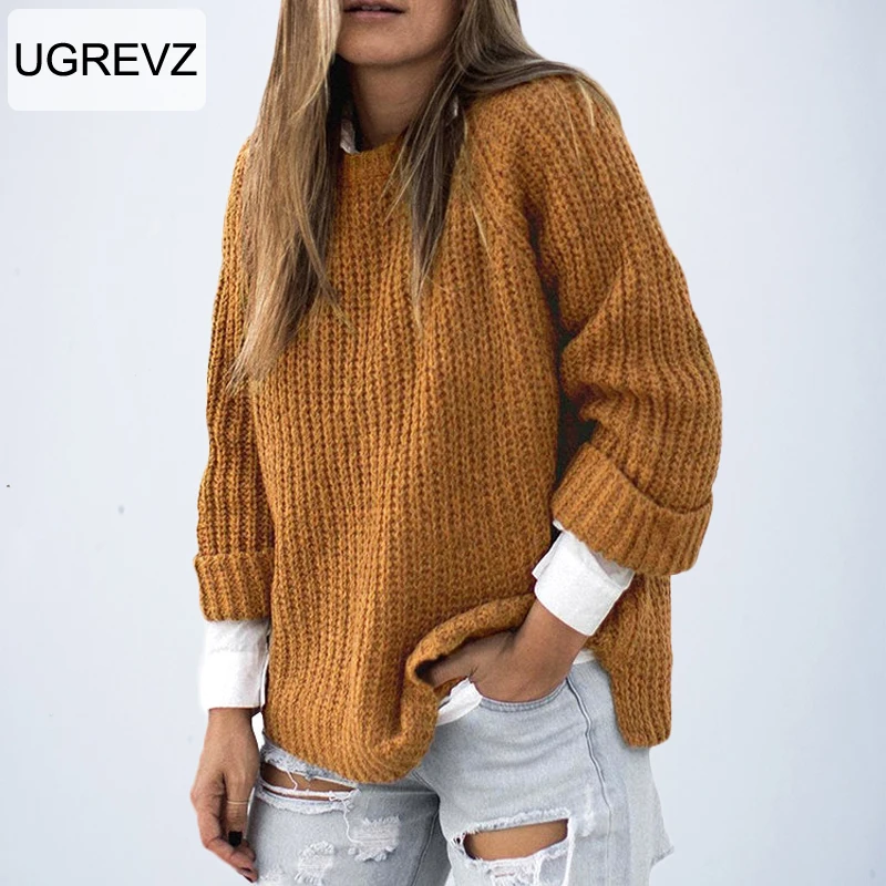 Женский свитер с длинным рукавом модный для осени и зимы 2018 | Женская одежда