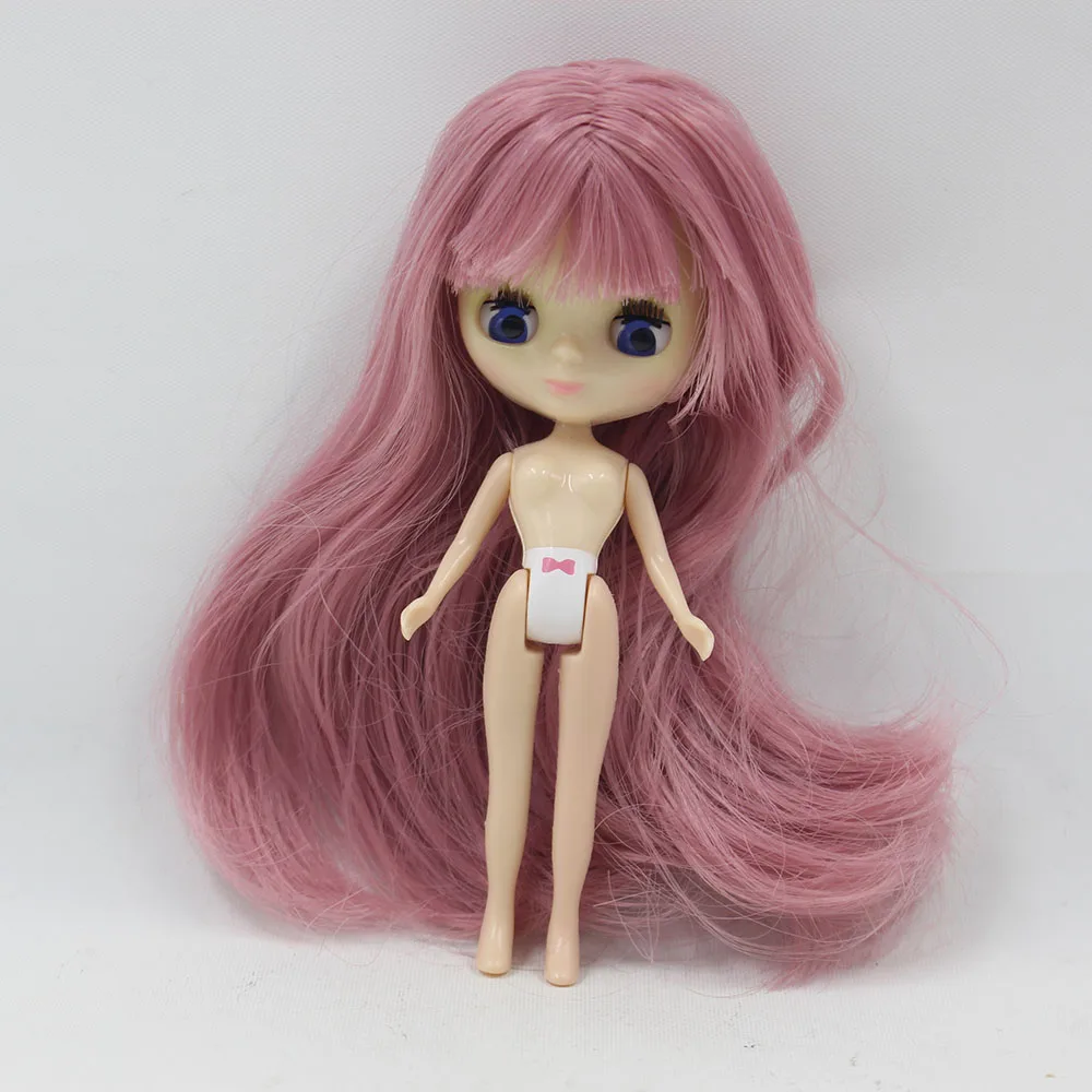 Мини blyth кукла Обнаженная фабрика кукла подходит для diy Изменить макияж волосы очень долго может изменить их волосы, такие как в точках - Цвет: Like the picture
