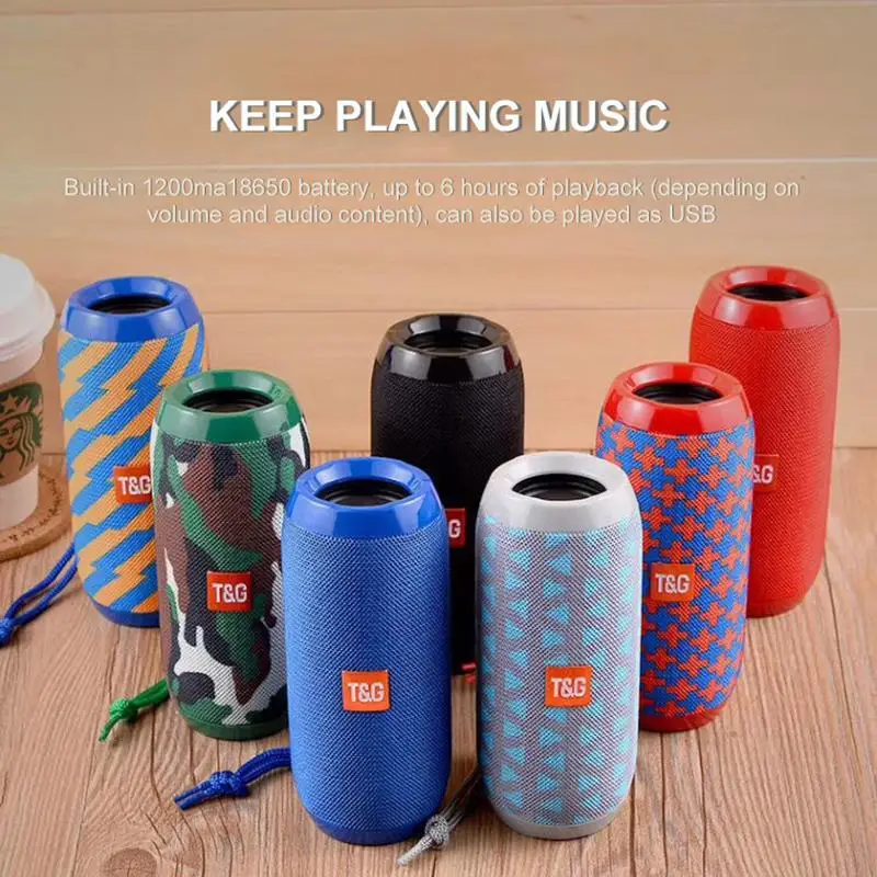 BEESCLOVER динамик с поддержкой A2DP AVRCP TG117 Bluetooth уличный водонепроницаемая Портативная