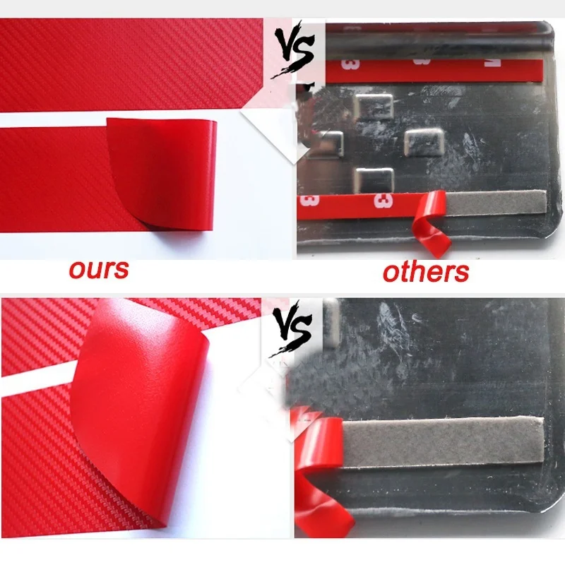 

For Honda HR-V Carbon Fiber Car Door Sill Decoration Film Stickers Anti Scratch None Slip Door Sill Guard Lnterior Scuff