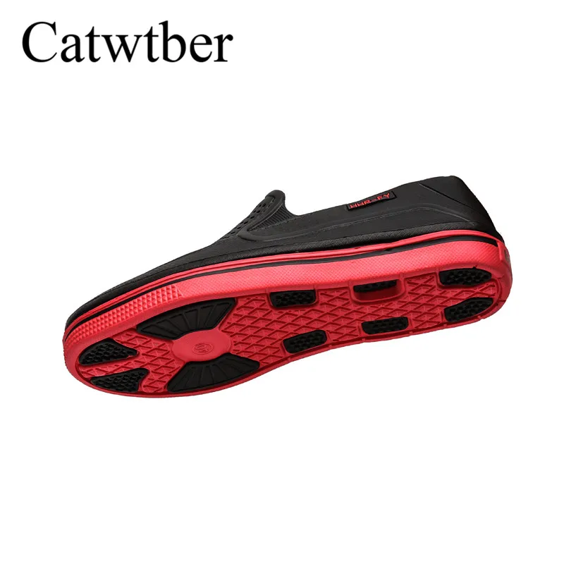 Catwtber 2018 мужские сандалии Летние тапочки обувь КРОК модные пляжные повседневные