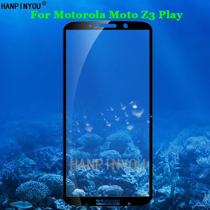 Для Motorola Moto Z3/Z3 Play 6 0 &quotПолное покрытие закаленное стекло 9H 2.5D Премиум Защитная
