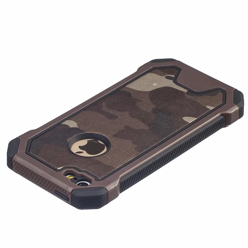 Военный Камуфляжный зеленый чехол для iPhone X 7 8 6 Plus 5S 6S 5 SE 7Plus 5SE чехол PC Edge Мягкий ТПУ Гибридный защитный чехол