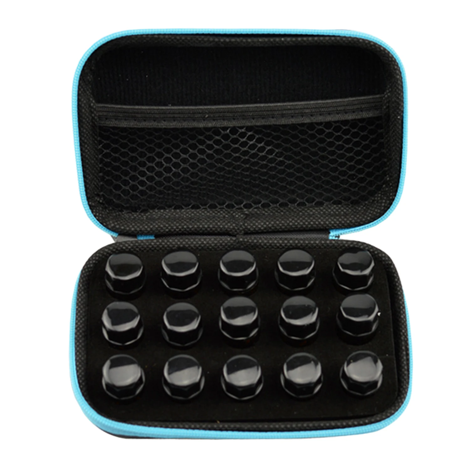 Жесткий ударопрочный чехол из ЭВА 15 ячеек для хранения сумка 1/2/3 мл бутылки с