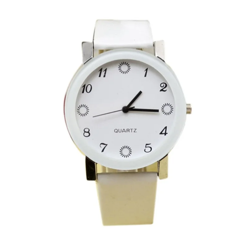 Часы наручные женские с кожаным ремешком брендовые Роскошные повседневные