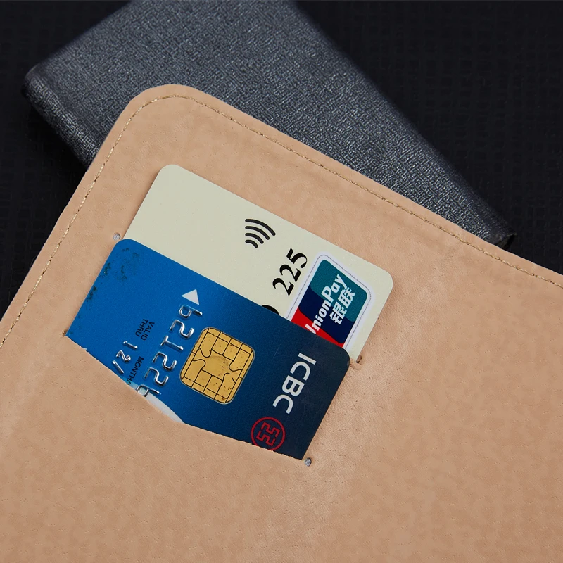 Деловой чехол для телефона iLA R1 кожаный защитный с подставкой и отделением карт |