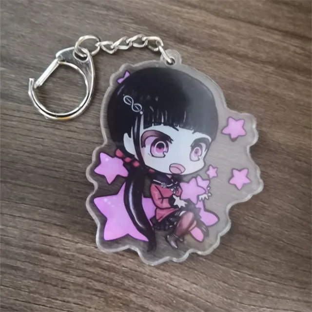 6 Аниме Dangan Ronpa Danganronpa V3 брелок двусторонний брелок косплей акриловый кулон брелок - Цвет: 6