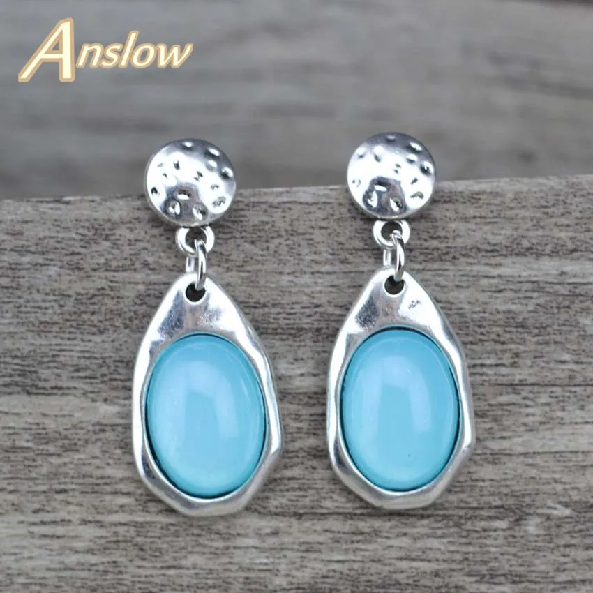 Женские серьги капельки Anslow LOW0142AE модные простые в Корейском стиле с покрытием
