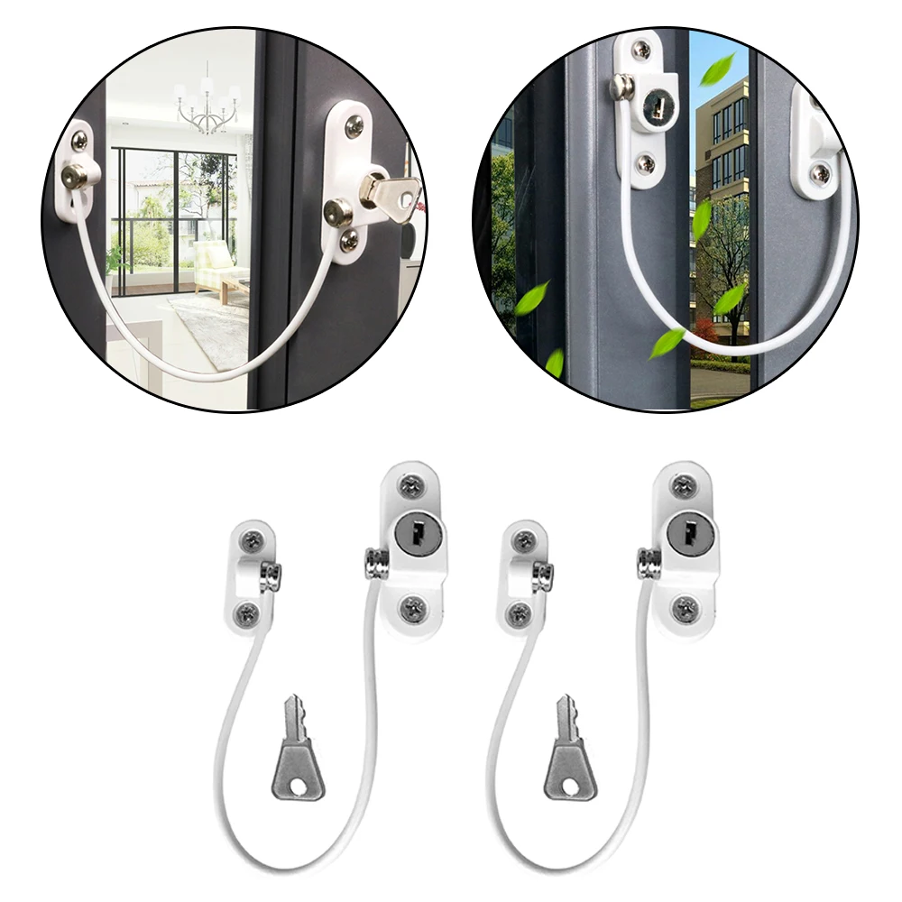 

2 Pcs/lot Child Protection Baby Safety Window Lock Infant Security Window Limiter Locks on the Windows Child Safety Child Locks
