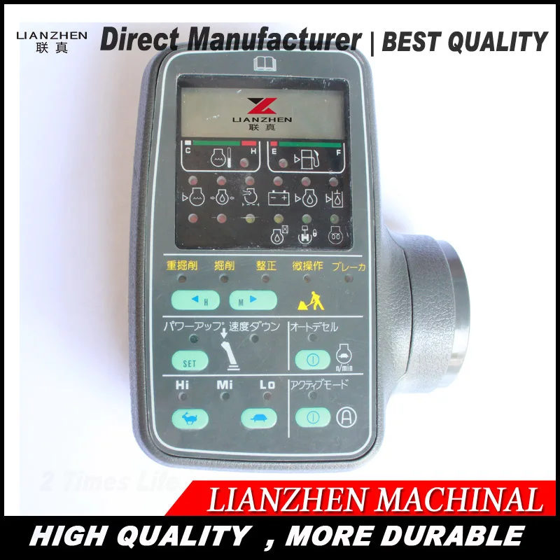 

PC200-6 engine 6D102 Excavator monitor replacement spare parts English LCD display panel 7834-21-3001