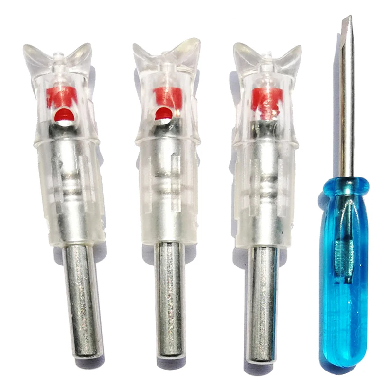 3 шт. светодиодный НОК для стрельбы из лука арбалета охотничьих стрелок подходит