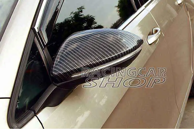 Настоящие зеркала из углеродного волокна 1 пара подходят для Volkswagen VW Golf 7 VII Mk7 GTI TSI
