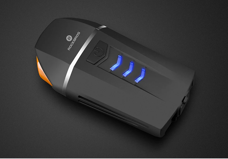 ROCKBROS 350LM USB Перезаряжаемый светодиодный велосипедный фонарь передний свет беспроводной поворотники для велосипедов лампа Велоспорт 120db Рог