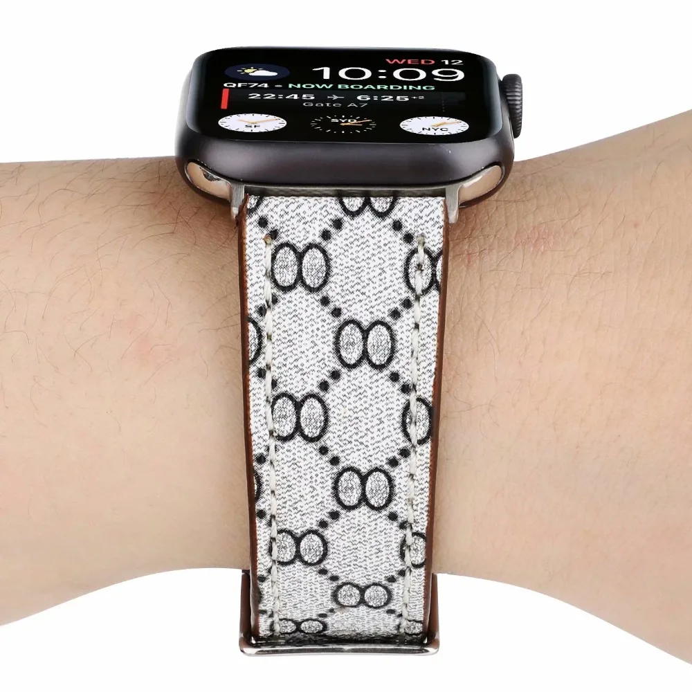 YUKIRIN модный ОО браслет из натуральной кожи для Apple Watch серии 4 3 2 1 ремешок для iWatch 38 42 мм 40 44 мм Новинка